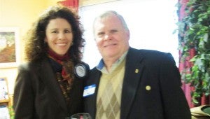 Rotary Social with Meshelle Colvin and Chris Bartol.