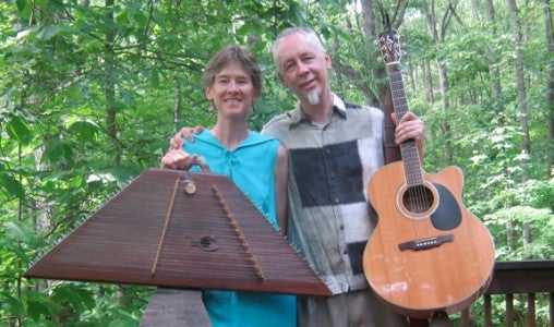 Kim Christman, hammer dulcimer and Stan Dotson, guitar, will perform at the Community Chorus Spring Concert on April 27. (photo submitted by Julie Threlfall) 