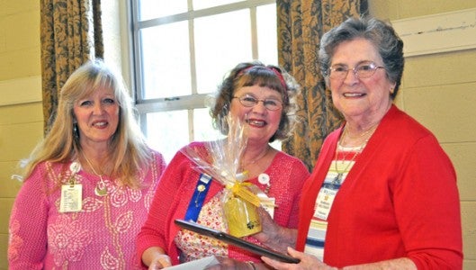 Gayle Cook, Volunteer Coordinator; Julie Fike, St. Luke’s Hospital Auxiliary President and Barbara Belthoff, St. Luke’s Hospital Volunteer of the Year. (submitted by Jennifer Wilson) 