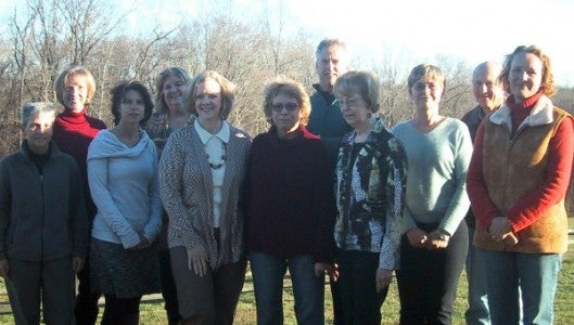 Foothills Humane Society board members (from left), Kathy Toomey, Sheila Veatch, Amanda Staggs, Linda Williams, Sheryl Sims, Executive Director Chris Taylor, David Pritchard, Gretchen Boyd, Susan Wallahora, Steve King and Barbara Claussen.