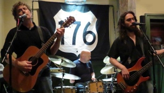 Members of the band 176 are Rich Nelson, Marco Noto and Ian Harrod.