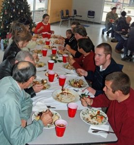 Following the passing of Shepherd’s Feast founder Ross Fox earlier this year, Carlann Scherping and her husband Dave are “in the information-gathering phase” of putting together this year’s feast, a Christmas tradition since 2005. Scherping asks that anyone who has volunteered for the feast previously to contact her to keep the tradition going. (Photo submitted by Carlann Scherping)