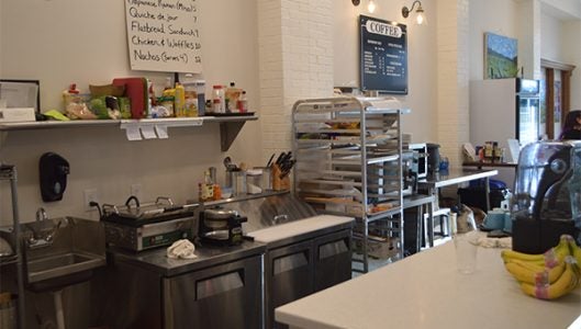 Adam Marcello, owner of Black Coffee, is offering his commercial kitchen for chefs or entrepreneurs who need a kitchen to use for their businesses. Marcello said this is part of trend he has noticed in larger cities and said the “space sharing” idea is good for making relationships with other businesses.