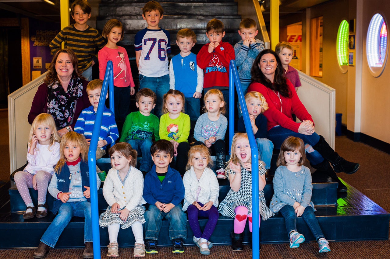 Tuesday School has been learning all about transportation during the month of January. They finished the month with a fieldtrip to the Kid Senses Museum in Rutherfordton, N.C. Top Row: Oscar Brogdon, Charlotte Brogdon, Ian Lewis, Hadley Newlin, Finley Kell, Gavin Smith, Gray Murdock. Second Row: Teresa Cantrell, Tavian Smith, Clayton Mauldin, Kaydence Cole, Elizabeth Peek, Eli Murphy, Courtney Smith. Third Row: Annalee Rathbone, Carolina Foster, Olivia Marcello-Worland, Theisen Gerst, Piper Mandeville, Ada Waters and Julia Lewis. 
