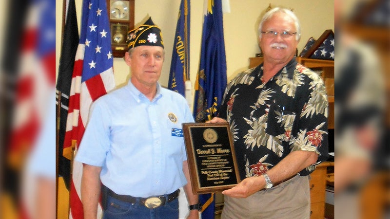 Veteran services officer retires; new officer named - The Tryon Daily