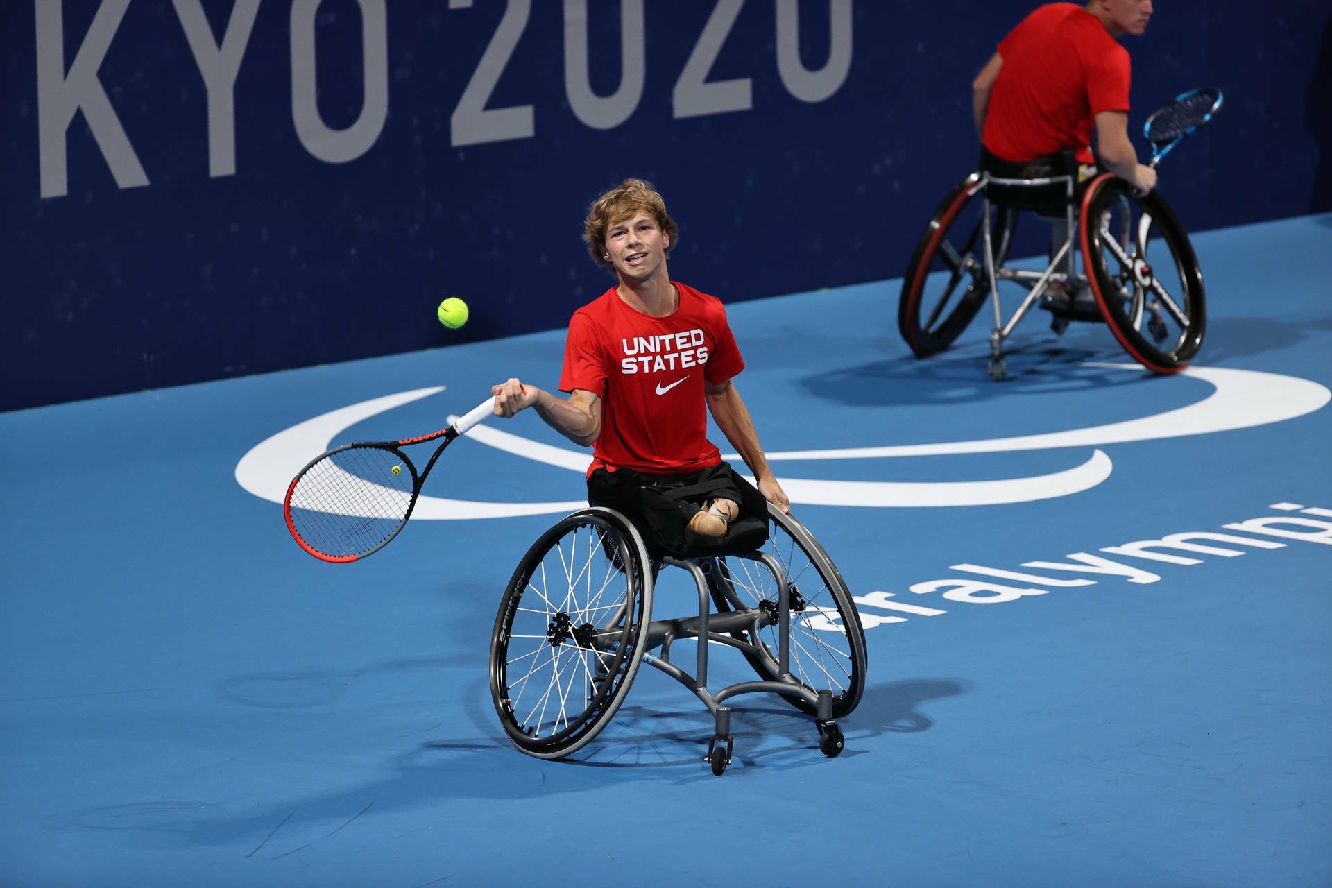 Working hard on and off the court Paralympian Conner Stroud ranks as one of the best wheelchair