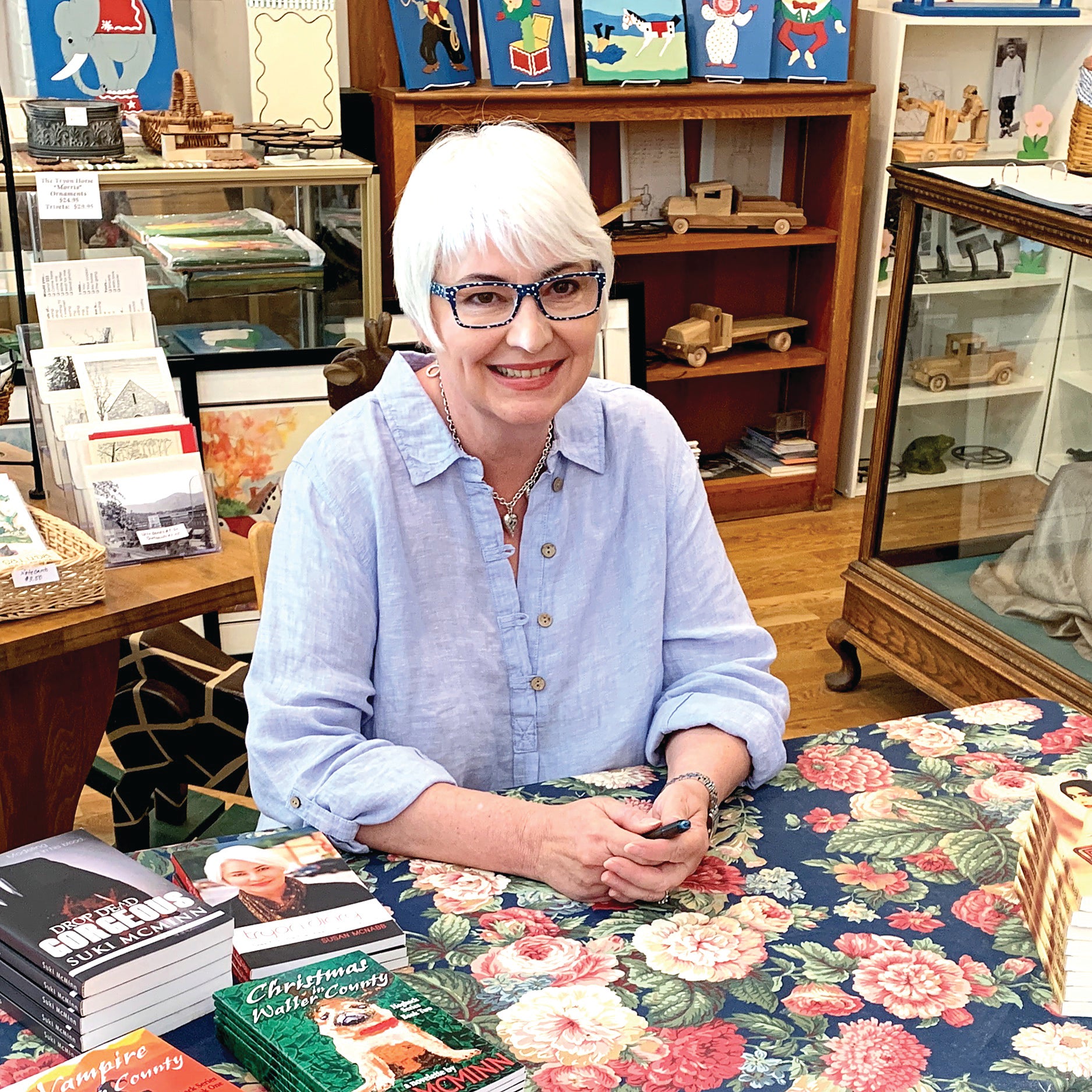 Susan McNabb Fourth Friday book signing at The Book Shelf - The Tryon ...
