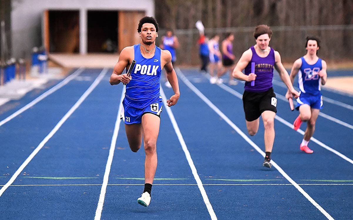 Polk speedsters shine at 1A West Regional track and field meet The