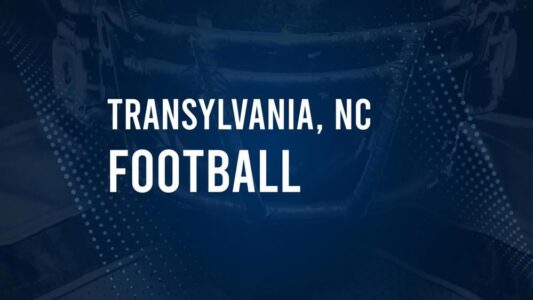 How to Watch Transylvania County, NC High School Football Games Streaming Live – August 30