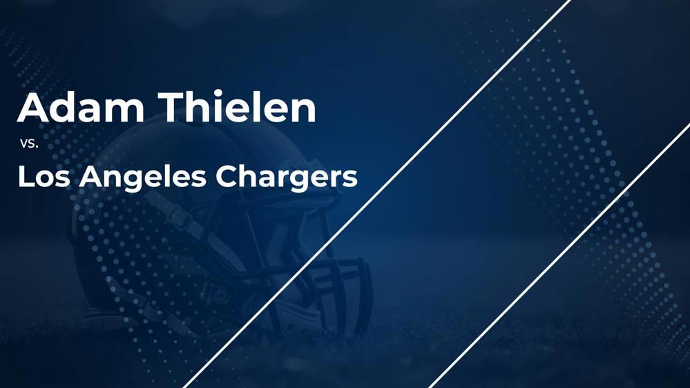 Adam Thielen and the Panthers vs. the Chargers: Week 2 Stats, Matchup, Game Info