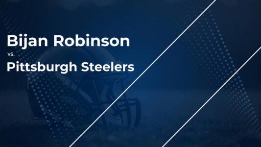 Bijan Robinson and the Falcons vs. the Steelers: Week 1 Stats, Matchup, Game Info