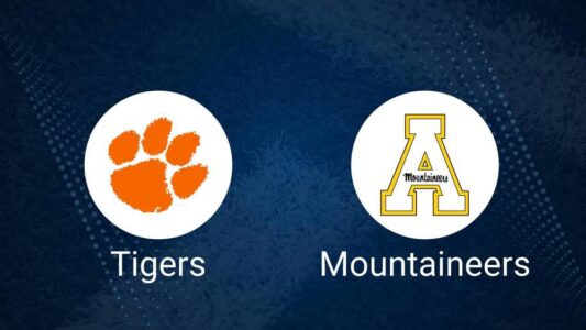 Clemson vs. Appalachian State Sept. 7 Tickets & Start Time