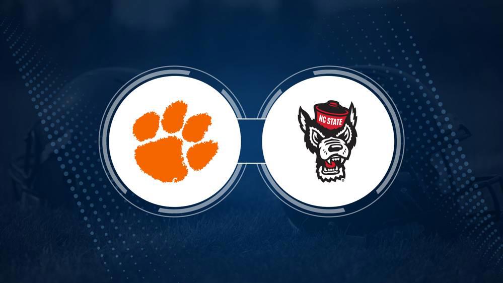 Clemson vs. North Carolina State: Odds, spread, and over/under - Sept. 21