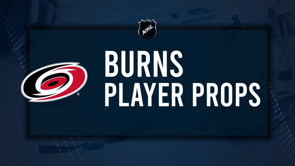 Brent Burns Player Prop Bets for the Hurricanes vs. Devils Game - October 15