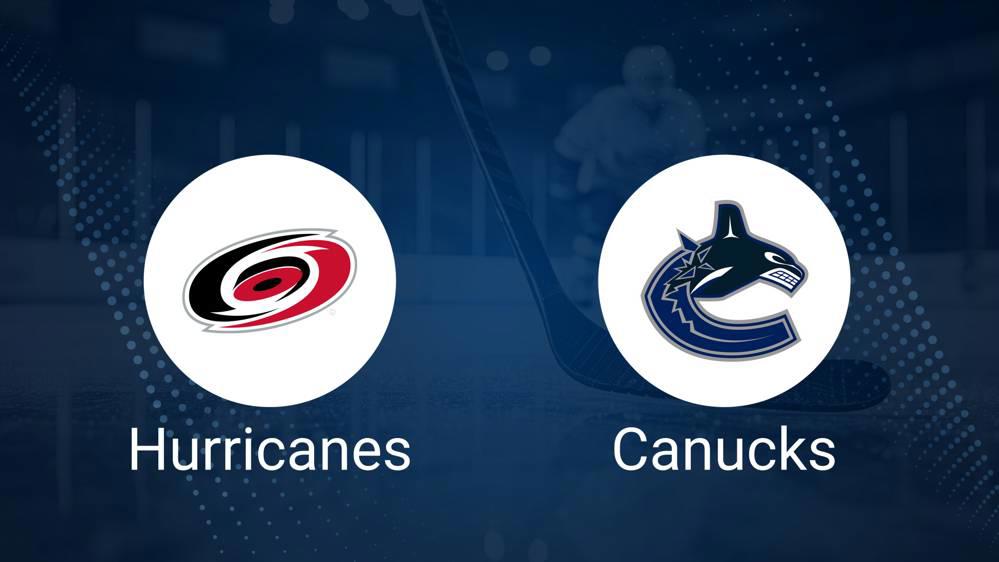 How to Pick the Hurricanes vs. Canucks Game with Odds, Spread, Betting Line and Stats – October 28