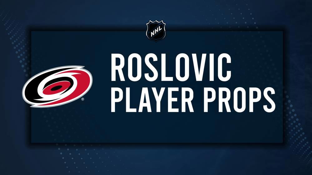 Jack Roslovic Player Prop Bets for the Hurricanes vs. Blues Game - October 19