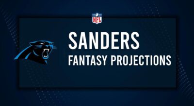 Ja'Tavion Sanders Fantasy Projections: Week 5 vs. the Bears