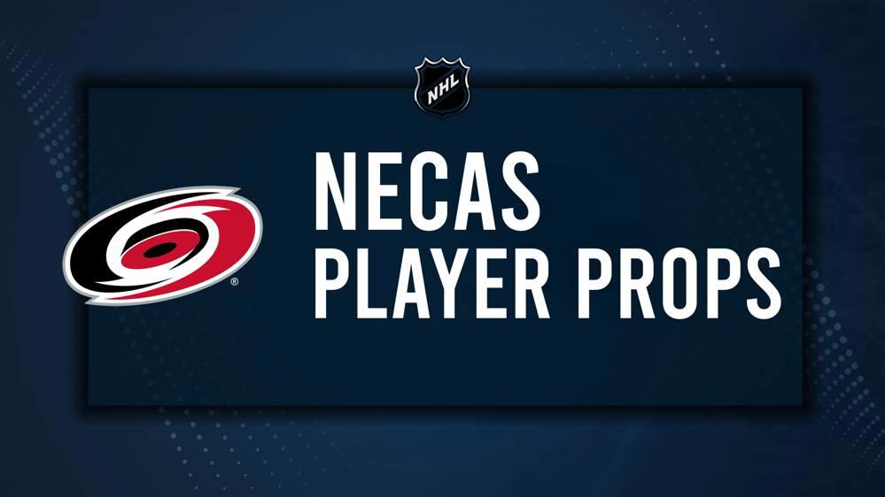 Martin Necas Player Prop Bets for the Hurricanes vs. Bruins Game - October 31