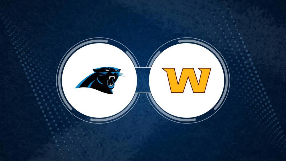 Panthers vs. Commanders Same Game Parlay Picks NFL Week 7 The Tryon