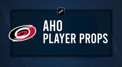 Sebastian Aho Player Prop Bets for the Hurricanes vs. Blues Game - October 19