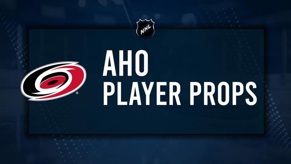 Sebastian Aho Player Prop Bets for the Hurricanes vs. Bruins Game - October 31