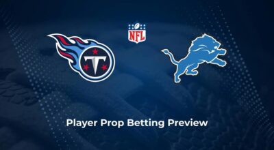 Titans vs. Lions Player Props & Odds – Week 8