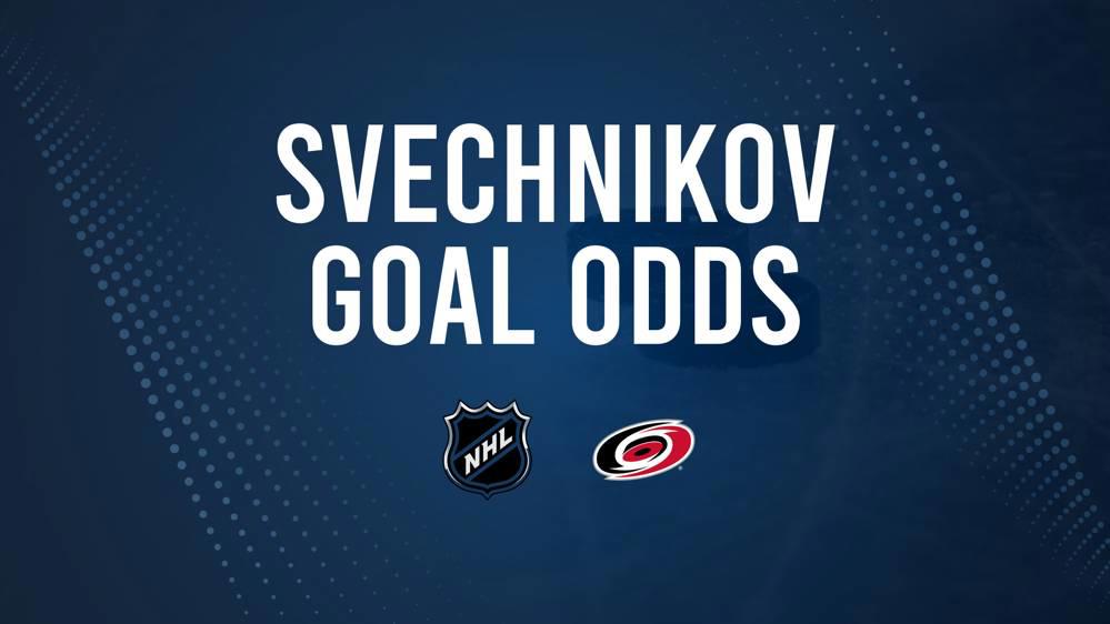 Will Andrei Svechnikov Score a Goal Against the Devils on October 15?