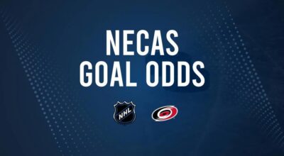 Will Martin Necas Score a Goal Against the Blues on October 19?