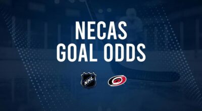 Will Martin Necas Score a Goal Against the Lightning on October 11?