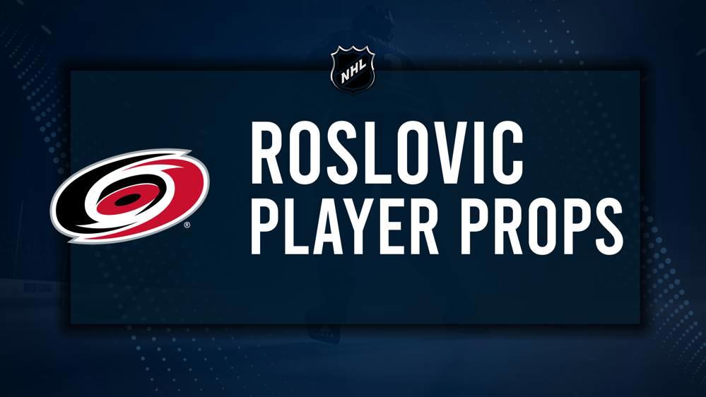 Jack Roslovic Player Prop Bets for the Hurricanes vs. Panthers Game - November 29