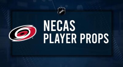 Martin Necas Player Prop Bets for the Hurricanes vs. Flyers Game - November 20