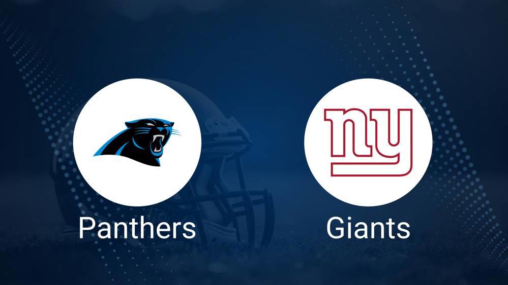 Panthers vs. Giants Predictions & Picks: Odds, Moneyline, Spread - Week 10