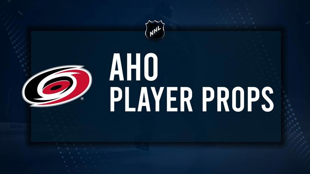 Sebastian Aho Player Prop Bets for the Hurricanes vs. Flyers Game - November 5