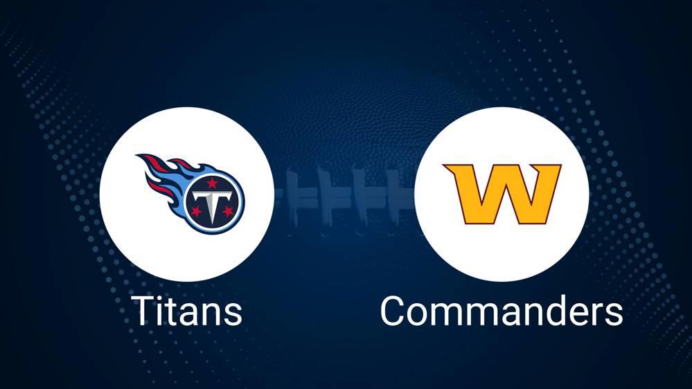 Titans vs. Commanders: Odds, Moneyline, and Spread - Week 13