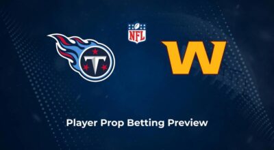 Titans vs. Commanders Player Props & Odds – Week 13