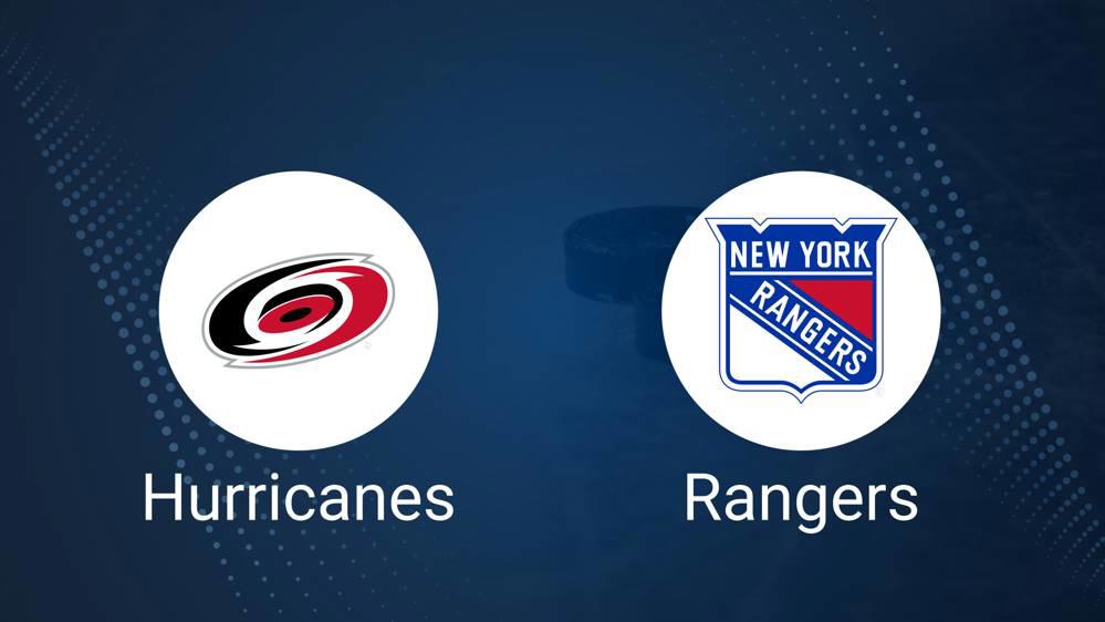 Where to Watch Carolina Hurricanes vs. New York Rangers on TV or Streaming Live - November 27