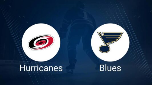 Where to Watch Carolina Hurricanes vs. St. Louis Blues on TV or Streaming Live - November 17