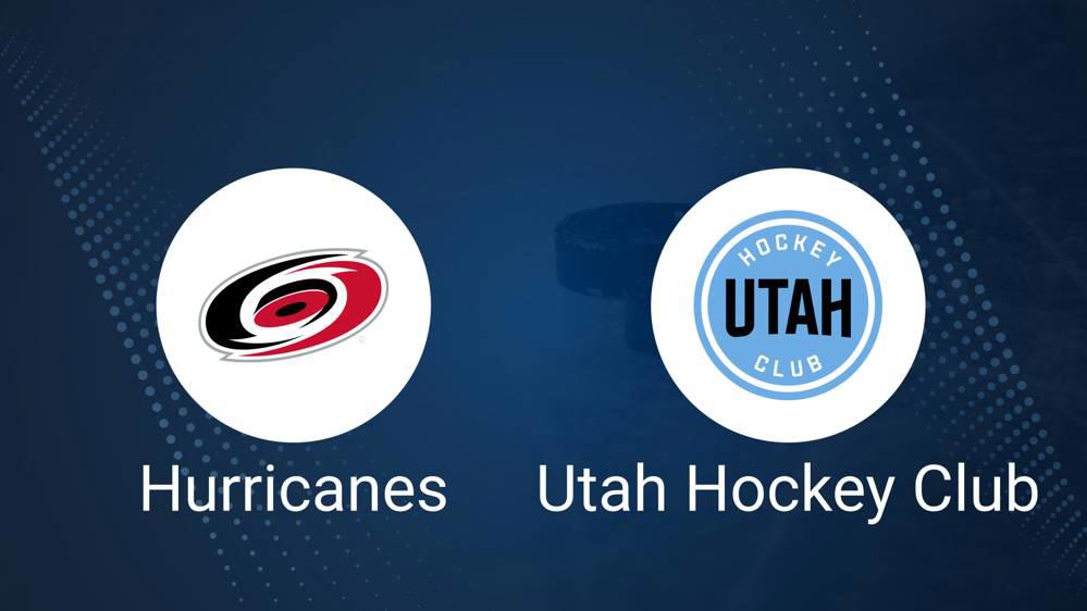 Where to Watch Carolina Hurricanes vs. Utah Hockey Club on TV or Streaming Live - November 13