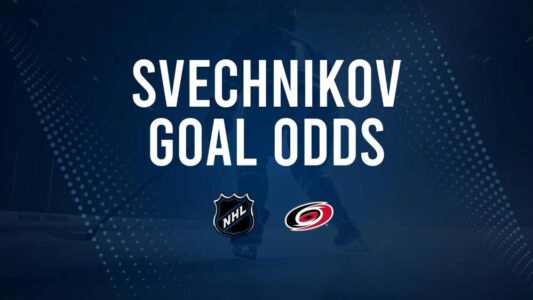 Will Andrei Svechnikov Score a Goal Against the Blue Jackets on November 23?