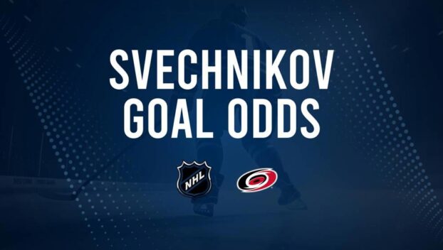 Will Andrei Svechnikov Score a Goal Against the Capitals on November 3?