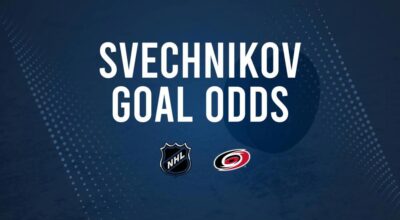 Will Andrei Svechnikov Score a Goal Against the Penguins on November 7?