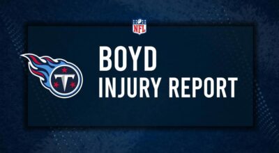 Will Tyler Boyd Play in Week 10? NFL Injury Status, News & Updates