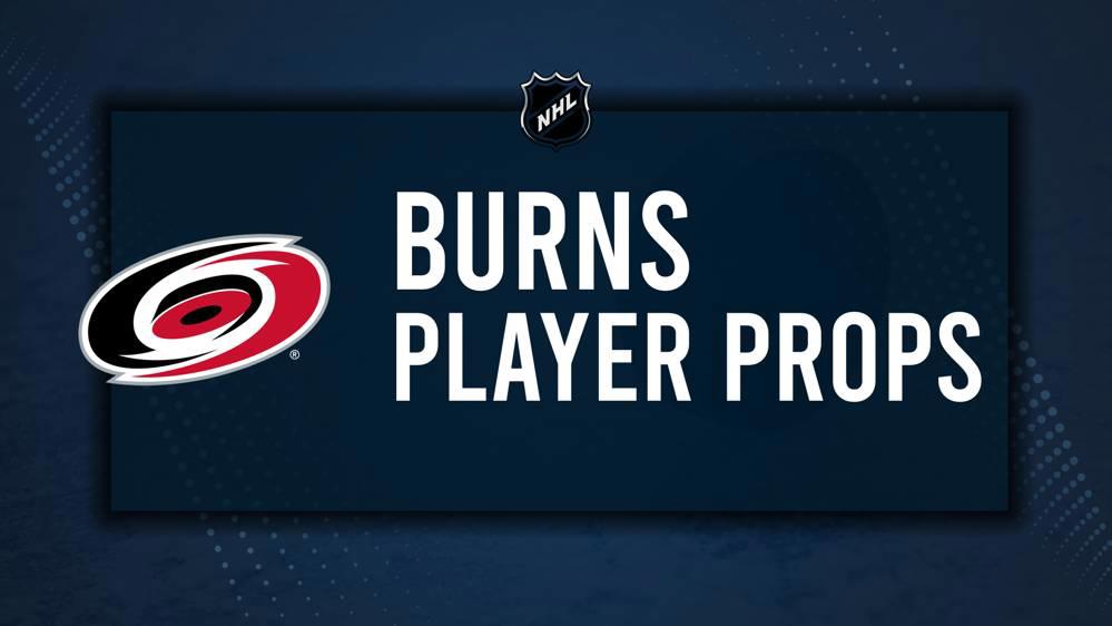 Brent Burns Player Prop Bets for the Hurricanes vs. Devils Game - December 28