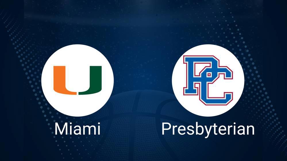 How to Watch Miami (FL) vs. Presbyterian on TV or Live Stream - December 15