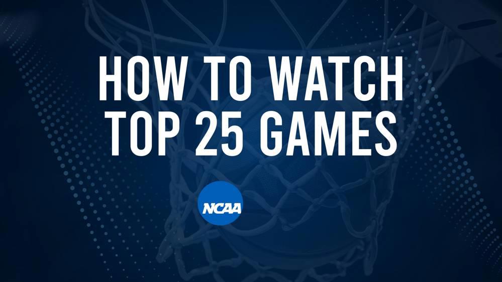 How to Watch Top 25 Women's College Basketball Games - Sunday, December 22