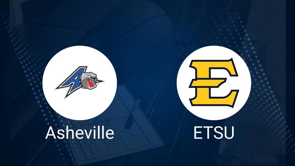 How to Watch UNC Asheville vs. East Tennessee State Women's Basketball on TV or Live Stream - December 17