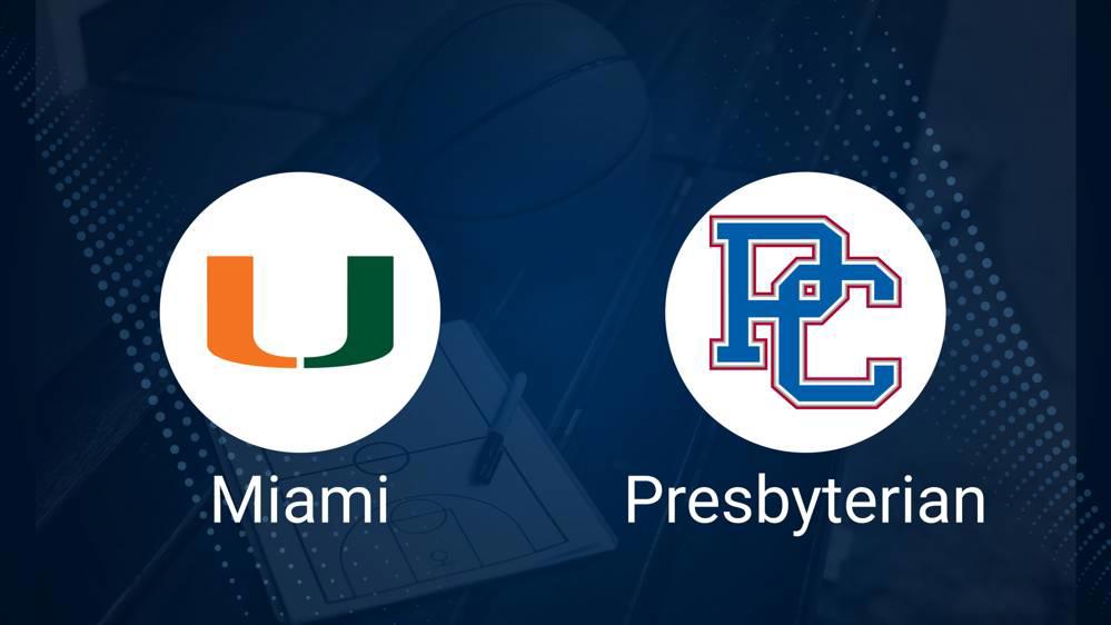 Miami (FL) vs. Presbyterian Basketball Tickets - Sunday, December 15