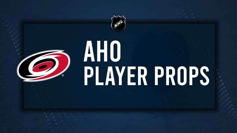 Sebastian Aho Player Prop Bets for the Hurricanes vs. Rangers Game - December 22