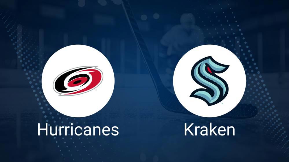 Where to Watch Carolina Hurricanes vs. Seattle Kraken on TV or Streaming Live - December 3