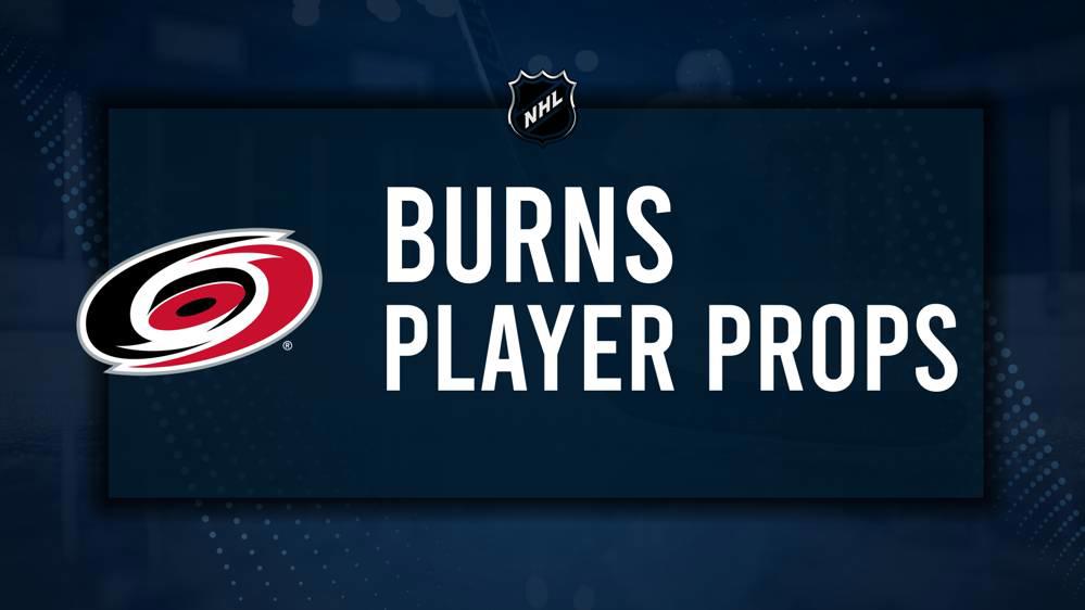 Brent Burns Player Prop Bets for the Hurricanes vs. Sabres Game - January 15